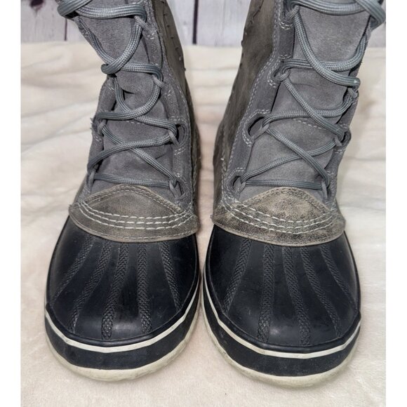 SOREL Women's Cate The Great Waterproof Winter Boot Leather Size 9 - Picture 4 of 10